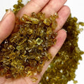 2lb Curshed Brown Glass Chips for Crafts Art Resin - color: Brown
