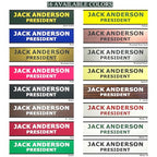 Personalised Double Side Counter Top Sign for Reception Desk Lobby Counter Waiting Room 2"x10" - size: 2"x10"