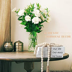 Jetec Decorative Books for Home Decor White Faux Farmhouse Stacked 3 Pieces Gift for Mother Teachers Friends Family for Coffee Tables Shelves with Wood Bead Tassels 58 Inch - style: Our Life, Our Story, Our Home