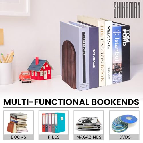 Book Ends,Bookends Wood Book Ends Universal Economy Bookend (16, Large) - size: Large