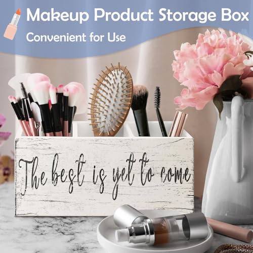 SNNDER the Best is Yet to Come Inspirational Pen Holder, Motivational Desk Decor, Positive Gifts Acrylic Pen Pencil Holder Organizer for Home Office Desk Accessories - color: the Best is Yet to Come