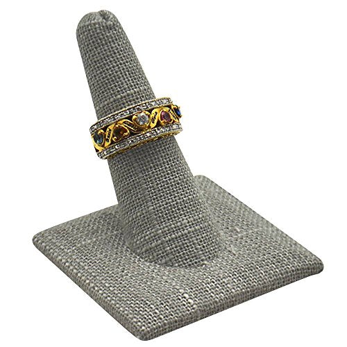 Single Finger Jewelry Ring Display Stand Holder ~ Holds 1-2 Jewelry Rings - size: 1 Finger