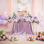 Gold Flower Stand for Table: 23.6” Tall Centerpiece Stand for Wedding Table Reception Floral Center Pieces with Home Decoration Party Event 10 PCS - size: 23.6 INCH-10PCS