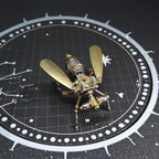 3D Steampunk Metal Fruit Fly Model Kit – DIY Mechanical Brass Insect Puzzle for Adults, Retro Collectible Assembly Craft, Unique Home Office Decoration Gift (Fruit Fly) - style: Fruit Fly