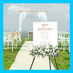 MEEDEN Wooden Easel Stand for Display: Black Wood Tripod for Wedding Sign - Poster Board Holder for Welcome Picture - style: Black