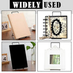 6 Pack Large Metal Book Stand for Display Adjustable Display Holder Easel Collector Stand for Home Office Back to School Books Frames Comic Plates Album CD Magazine (11.8 Inch) - size: 11.8 Inch