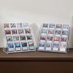 DEEIF 4 Tier Acrylic Trading Card Display Stand, 12" Riser Display Shelf for Magnetic Holders, Toploaders, PSA Graded Cards, TCG Sports Card Collection (1 Pack) - size: 4Tier, 1Pack
