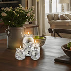 3 Sets Mason Jar Tea Light Candle Holder Lid Inserts Mason Jar Replacement Rings Farmhouse Decor for Home Party Wedding Rustic Regular Mouth Compatible with Tea Light Candles up to 1.5 Inch Diameter