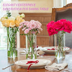 7pcs Glass Cylinder Vases for Centerpieces - 8 Inch Tall Glass Vases for Flower, Clear Flower Vase Bulk Floating Candle Vase for Table Centerpiece Wedding Home Décor - size: 7 Pack 8 Inch