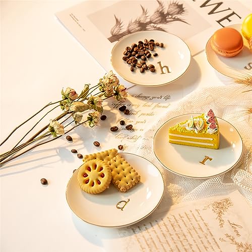 Ceramic Ring Holder for Jewelry, Jewelry Tray, Ring Dish, Aesthetic Room Decor, Engagement Gifts Bride Gifts Wedding Gifts for Women, White, 4.75"(T) - color: T