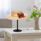 Hat Holders Vintage Dome Shape Design Removable Metal hat stands/Helmet/Cap/Wig Storage Holder Display Stand. (2 Black)