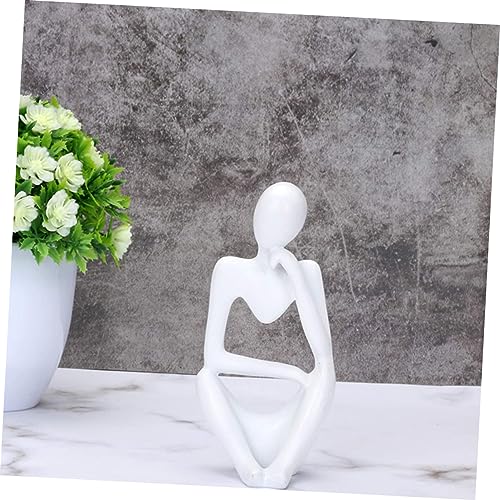 Zerodeko Abstract Thinker Sculpture Art Ornament for Home Decor Figure for Living Room Bedroom and Office Decoration