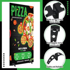 Blulu 8 Pcs Small Spider Feet Sign Holder Floor Standing Display Base Spider Feet Board Sign Holder for Display Any Size Board for Stores Advertising Events, Stainless Steel - size: Small