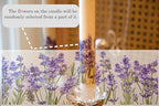 Flameless Taper Candles Flickering with Remote and Timer, 3D Moving Flame Taper Candle Battery Operated to 400 Hours, 9 Inch Window Candles, (Lilac) - color: Lilac