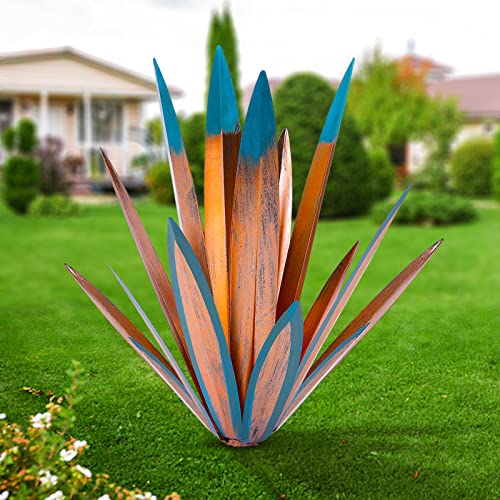Homight Metal Tequila Country Sculpture DIY Tequila Plant Home Decor Country Tequila Garden Ornament Indooutdoor Statuette Patio Lawn Patio Stake Decoration Gift to The Garden - color: 1big