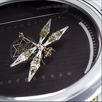 Mechanical Metal DIY 3D Dragonfly Model Insect Brass Puzzle Steampunk Electric Mechanical, Assembly DIY Gift Craft Hobby for Men (Dragonfly B) - style: Dragonfly B