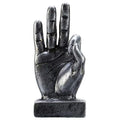 Nice purchase Hand Finger Gesture Desk Statues Fingers Sculpture Creative Home Living Room Cabinet Shelf Decoration (OK Gesture in Silver) - color: Ok Gesture in Silver