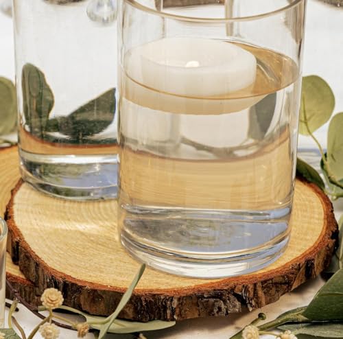 Set of (10) 7-9 inch Wood Slices for centerpieces, Arts and Crafts, and Rustic Home Decor! Wood Slice centerpieces, Wood Rounds, Tree Slices (Small 7-9 inch) - size: Set of 10 Small (8-9")