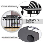 HEALLILY 1 Pair Chinese Bookends Ancient Asian Style Building Pattern Bookends Desktop Decorative Bookshelf Stationery Supplies for Children Adults