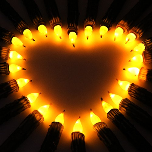 CVHOMEDECO. Real Wax Hand Dipped Battery Operated LED Timer Taper Candles Rustic Primitive Flameless Lights Décor, 6-3/4 Inch, Coffee, 6 PCS in a Package - color: Coffee 6 Pcs