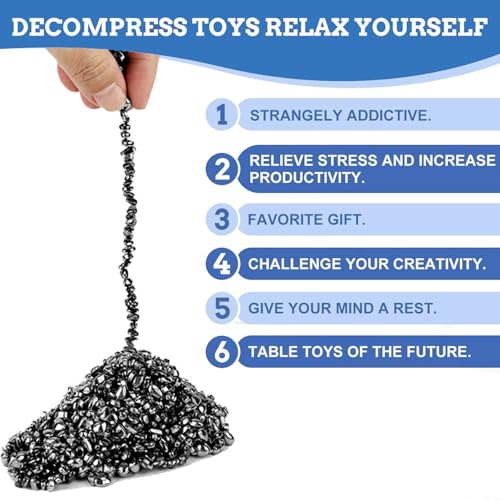 1100pcs Desk Fidget Toys for Adults, Stress & Anxiety Relief, Sensory Fidget Toys for Office, ADHD, Autism,Ideal Gift (1100Pcs Black) - color: 1100pcs Black