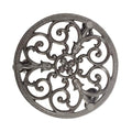 Sungmor Heavy Duty Cast Iron Plant Caddy,11" Round Potted Plant Stand Flower Pot Rack on 3 Solid Wheels,Indoor Outdoor Planter Holder Trolley Casters Rolling Tray - color: 1-Tier Caddy & 3.1Inch Tall