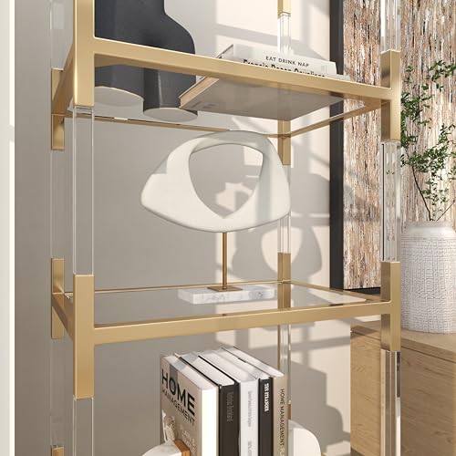 Deco 79 Polystone Abstract Decorative Sculpture Cut-Out Home Decor Statue with Marble Stand, Accent Figurine 12" x 3" x 13", White - size: 12" x 3" x 13"