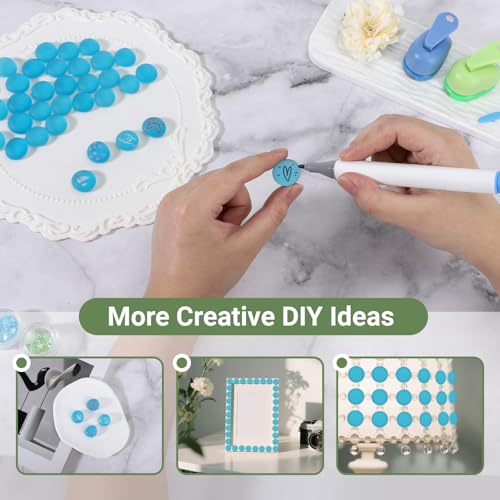 SUREAM Blue Frosted Glass Beads, 0.8LB Vase Filler Beads for Centerpieces, Flat Marbles for DIY Plant Pot Candle Bird Fountains Fish Tank - color: Blue