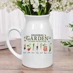 Personalized Grandma's Garden Ceramic Vase - Custom Root for Each Other Vase with Names, Unique Vegetable Art Flower Vases, Gift for Grandma, Gigi Nana, Mom, Mother's Day, Birthday - color: Style 03