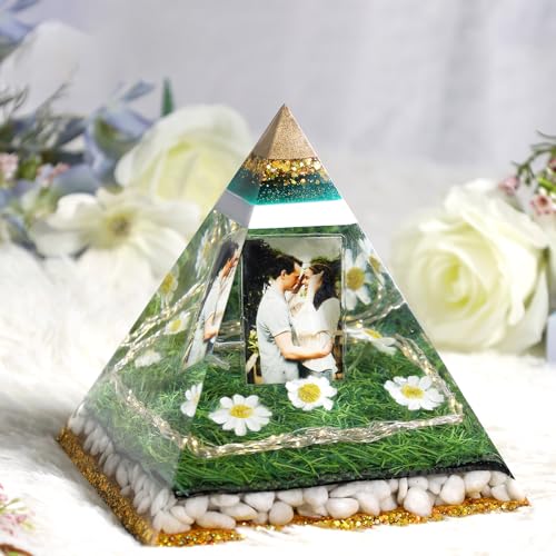 LET'S RESIN Pyramid Molds for Resin,Large Silicone Pyramid Molds,Silicone Resin Molds for DIY Memorial Gifts, Jewelry,Great for Paperweight, Home Decoration(Height:15cm/5.9inch) - color: Pyramid Mold