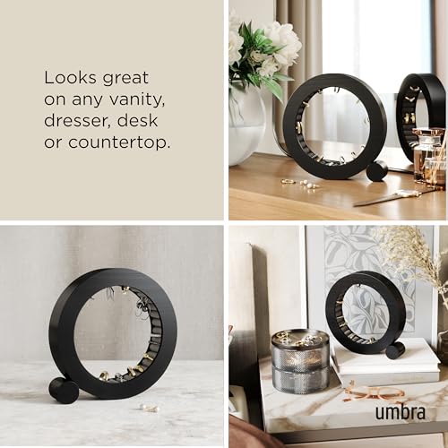Umbra Ferris Jewelry Organizer Ring Holder, Storage Solution, Black - color: Black