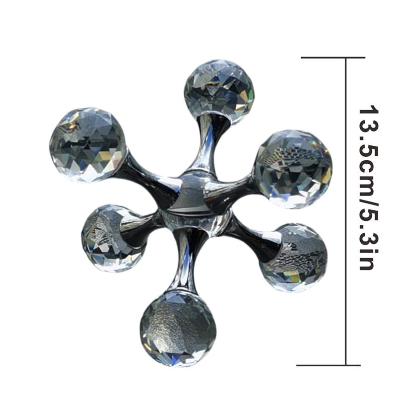 Luxurious Prism Molecular Ball Living Room Desktop Decoration Crystal Molecules, for Birthday Friends Gatherings, Christmas，Home or Office Counter Decoration Accessories