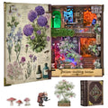 CCCDF Book Nook Kit - DIY Magic Book Miniature Dollhouse Booknook Bookshelf Decor 3D Wooden Puzzle, Gifts for Family, Friends (Potion-Making Edition) - style: Potion-Making Edition