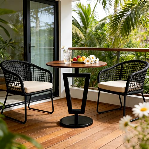 Round 17x19 inch End Table Heavy Duty Modern Side Table Stable Sofa Side Table with Marble Base Accent Coffee Table Nightstand for Living Room Bedroom-Amber - color: Amber-b