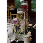 WGVI Quality Thick Weighted Clear Cylinder Glass Vases, 3" W x 16" H, Skinny Bud Tall Vase Floral Bouquet Flower Arrangements Wedding Centerpieces Container Candle Holders Home Decor, 1 Piece - size: 3"x16"H