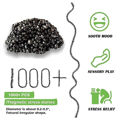 1000pcs Fidget Toys Adults ，Sensory Toys， Desk Fidgets Toys for Office Stress/Anxiety Relief (1000 PCS) - size: 1000 PCS (Black)