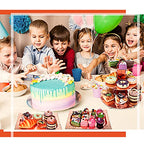 Zopeal 7 Pcs Dessert Table Display Set 3-Tier Cupcake Stand 1-Tier Cup Cake Display Tower Platters and Serving Trays Cardboard Cake Cookie Holders for Wedding Birthday Party Baby Shower(Rose Gold) - color: Rose Gold