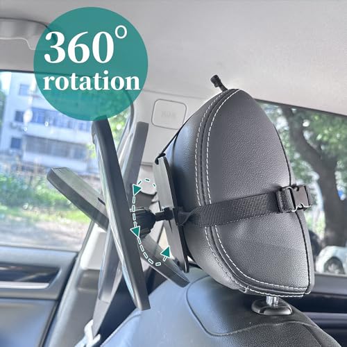 Funbliss 2-Pack Baby Car Mirror - Shake-Proof & Shatterproof, 360° Adjustable Angle, Clear Wide View for Rear-Facing Infants, Easy Install, Perfect Baby Travel Gear & Carseat Accessories - color: 2PACK
