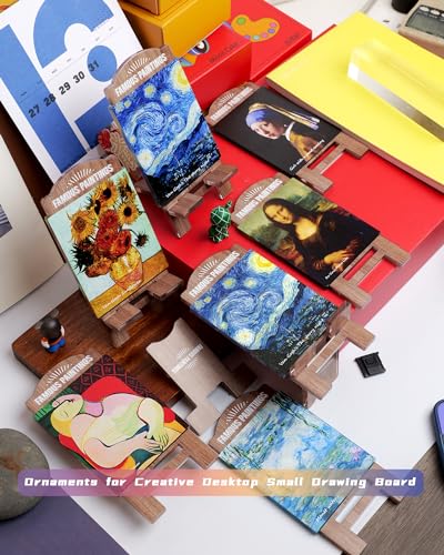 Van Gogh Sunflowers Acrylic Phone Stand – Aesthetic Holder for Desk, Tablets & Phones - style: Sunflowers - Van Gogh