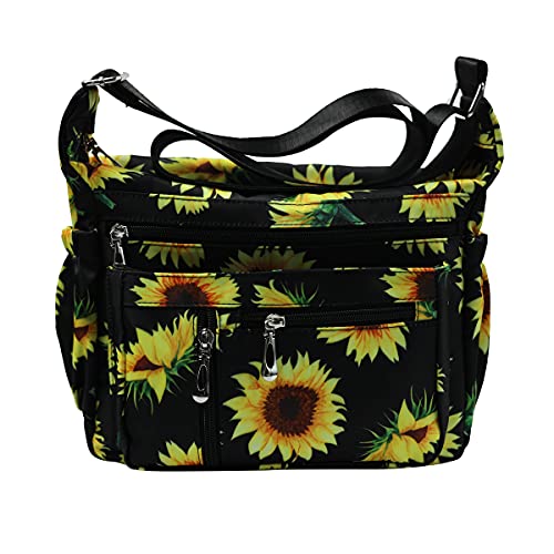 Purses and Shoulder Handbags for Women Crossbody Bag Messenger Bags - color: Standard-floral-sunflowers