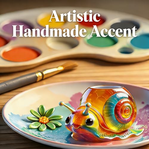 1Pc Cute Snail Silicone Molds 3D Floral Animal Flower Pot Vase Resin Molds for Concrete Cement Epoxy Resin Casting DIY Craft Home Decor Succulents Candle Holder Desk Pen Organizer Gifts - color: Snail Resin Mold