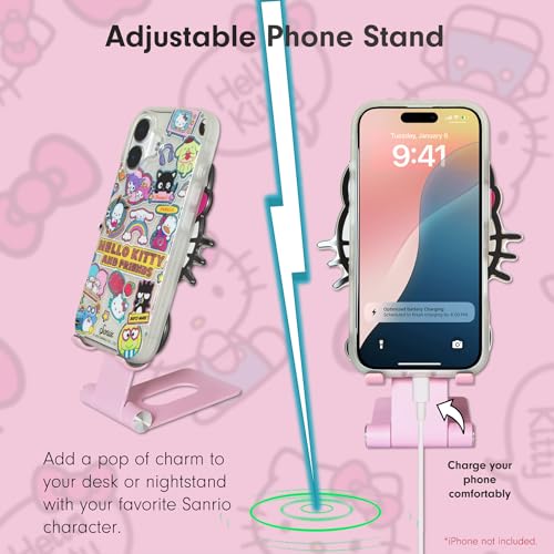 Sonix x Sanrio Character Phone Stand | Adjustable Cell Phone Holder, Desk Stand, Dock | Hello Kitty Classic - color: Hello Kitty Classic