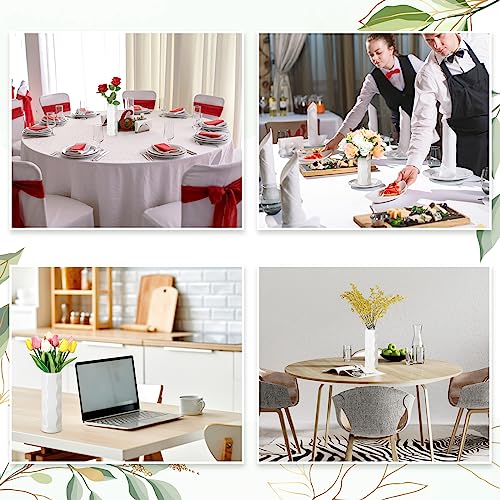 Didaey 10 Pack Composite Plastic Flower Vases Bulk White Small Boho Floral Vases for Dried Flower Bouquet Pampas Grass Centerpieces Fall Wedding Party Living Room Decor(Stylish) - style: Stylish