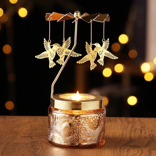 Mothers Day Gifts for Mom Wife Daughter Sister, Birthday Gifts for Women, Unique Hummingbird Gift for Friends Women, Rotatable Scented Candles Gift for Mothers Day Anniversary Christmas - size: Hummingbird