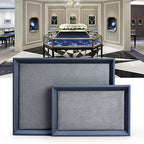 Oirlv Premium Leather Flat Jewelry Tray Jewelry Display Organizer,Valet Tray for Nightstand or Dresser Organizer(Small) - size: Small