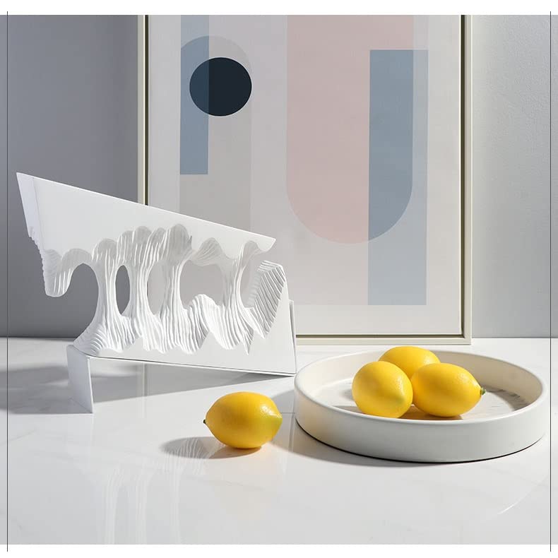 TOMYEUS Home Décor Modern Minimalist Abstract Resin Creative Desktop Decoration Home Office Living Room Study Porch Indoor Soft Decoration Art Decorative (Color : A) - color: A