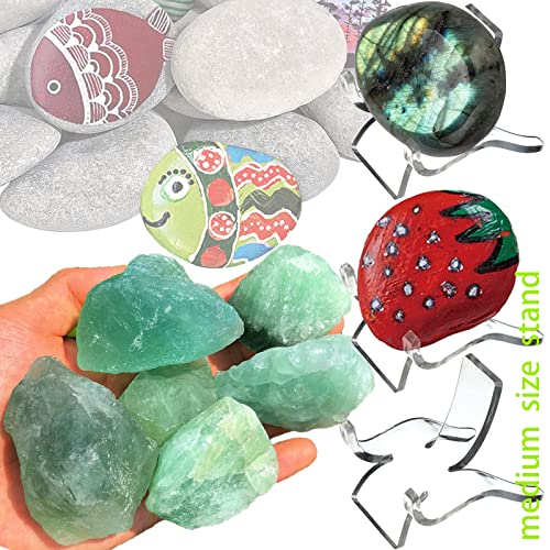 Crystal Stand Rock Display Stand Small Dispaly Stands ( 3 Sizes , 36 PCS ) Crystal Stands for Display Minerals Rocks Crystals Agates Fossils Corals or Other Small Items in Home Shop Museum Office - size: 36 PCS ( 12* large+12* medium+12* small )