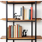 Cute Cat Bookends Metal Black Cat Book Ends for Shelves Bookshelf Decorative Accessories Home Office Desk Bookshelf Decor Cat Lover Gifts for Women