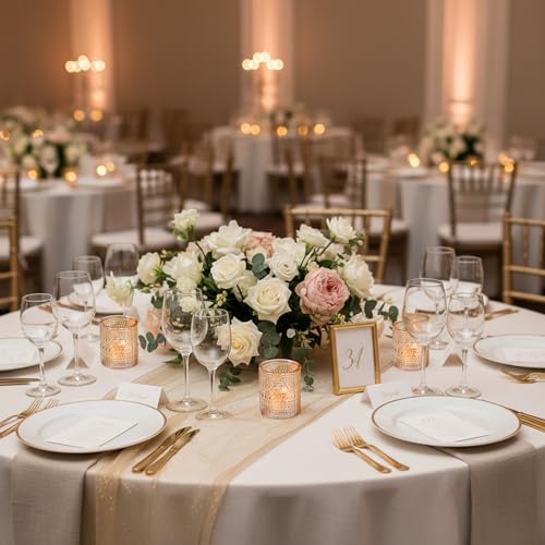 30 Pcs Gold Votive Candle Holders, Tea Light Candle Holders with Polka Dot Embossed, Gold Table Centerpieces for Weddings, Home Decor, Baby Shower, Special Occasions - color: Gold