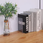 Clear Bookends for Heavy Books,8pcs Acrylic Book Shelf Organizer for Desk,Plastic Heavy Duty Book Holders Standand Invisible Bookshelf Dividers Decorative,Suitable for Office Home Weighted Bookends